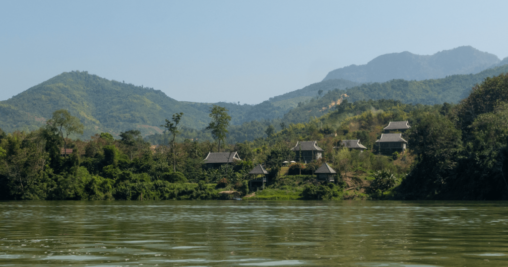 Views from the boat that takes you from Nong Khiaw to Muang Ngoy in Laos.