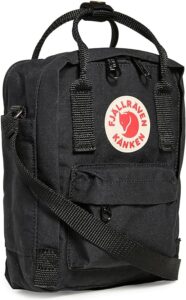 Black Fjallraven Kanken Cross Body Bag, with a link to buy it