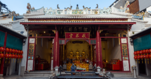 Lesser seen but beautiful temple in Bangkok. My initial destination for my cycling journey in Thailand